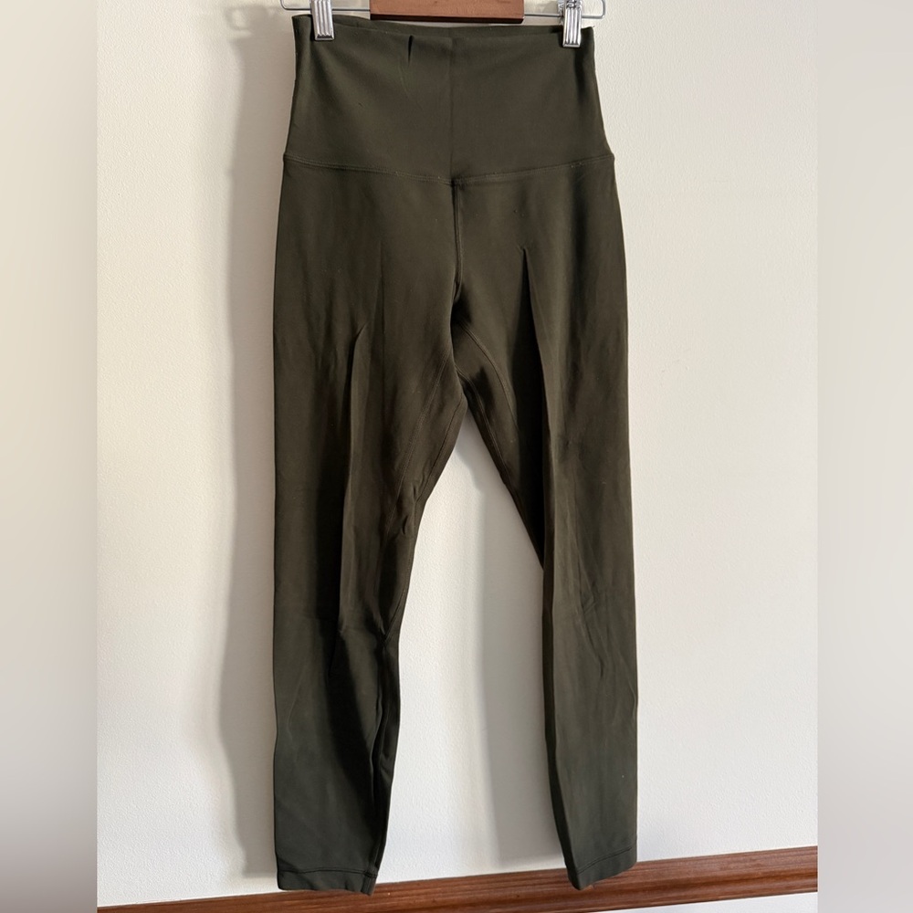 Lululemon Align Leggings dark olive size 4